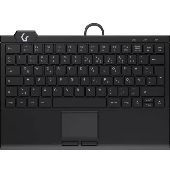 KeySonic KSK-5210ELU (DE) tastatūra mājām USB QWERTZ vācu melna