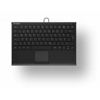 KeySonic KSK-5211ELU (DE) tastatūra Mājām USB QWERTZ Vācu Melna
