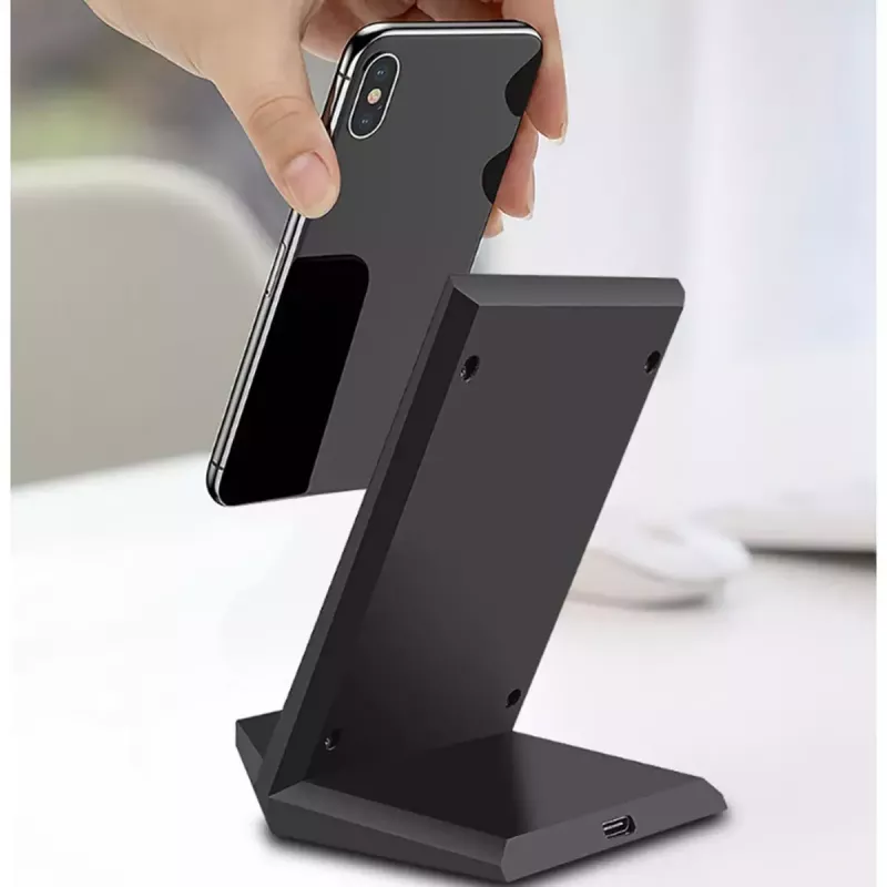 Iekštelpu lādētājs 2GO 797330 Viedtālrunis Melns USB Bezvadu Ātrā uzlāde