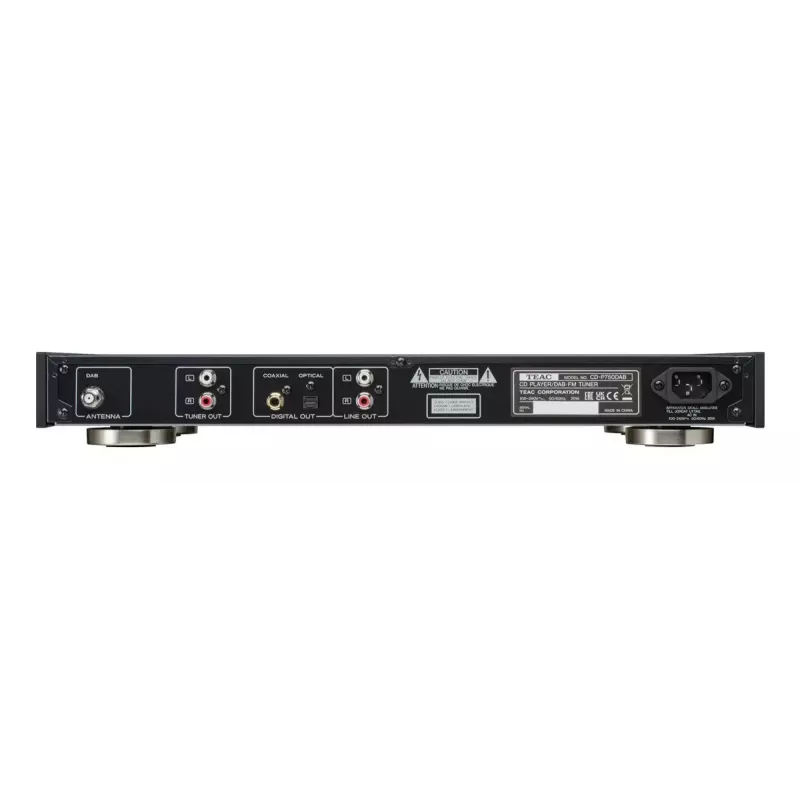 CD atskaņotājs CD ierakstītājs TEAC CD-P750DAB-B melns DAB+ FM