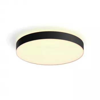 Smart ceiling light Philips Hue balta ambience Enrave extra large Melns