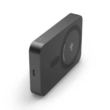 Hama 00201752 ārējais akumulators 10000 mAh Bezvadu uzlāde Antracīta