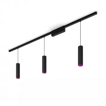 Philips Hue balta and colour ambience Perifo taisnā griestu bāzes komplekts (3 piekariņi)