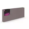 Philips Hue balta and colour ambience Perifo taisnā griestu bāzes komplekts (3 piekariņi)