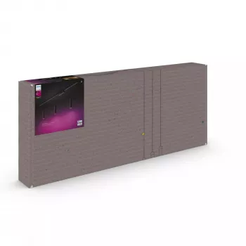 Philips Hue balta and colour ambience Perifo taisnā griestu bāzes komplekts (3 piekariņi)