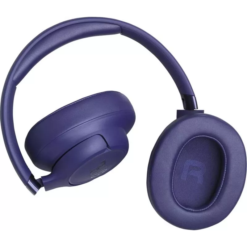 JBL Tune 780NC austiņas ar vadu un bezvadu savienojumu, galvas lentes tipa, zvaniem/mūzikai, USB Type-C, Bluetooth, zilas