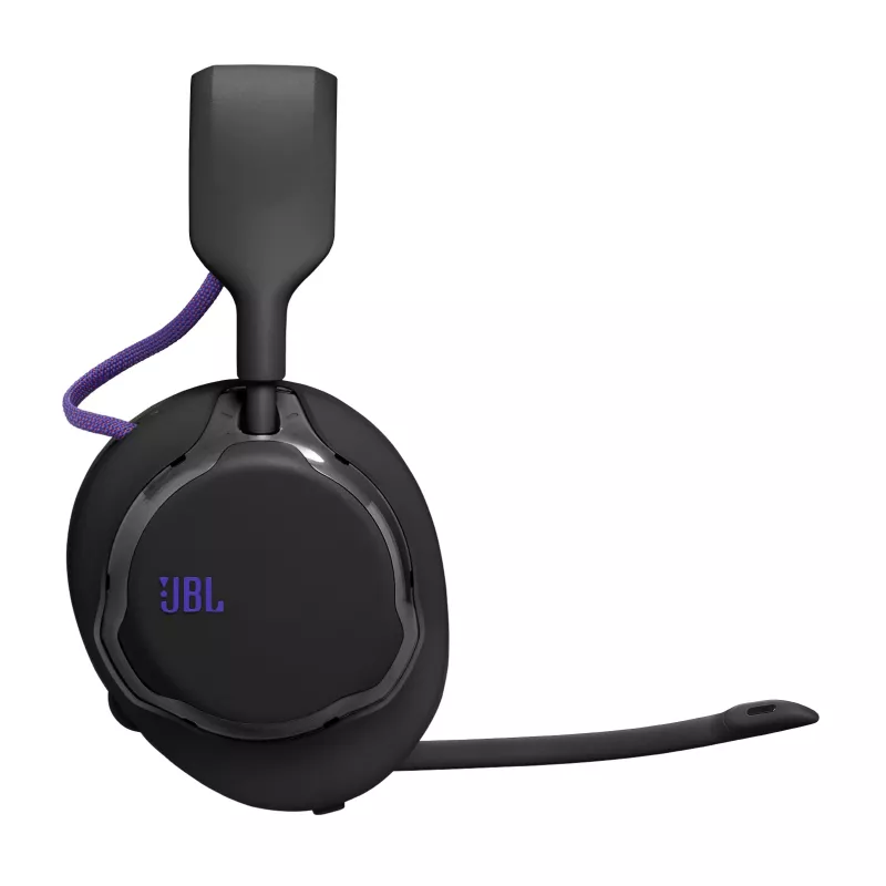 Austiņas JBL Quantum 650 — bezvadu spēļu austiņas, Bluetooth, USB‑C, apkārtauss, melnas, 20–20 000 Hz, 331,5 g