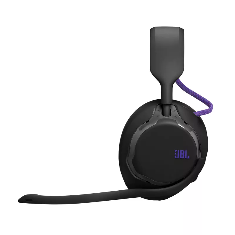 Austiņas JBL Quantum 650 — bezvadu spēļu austiņas, Bluetooth, USB‑C, apkārtauss, melnas, 20–20 000 Hz, 331,5 g