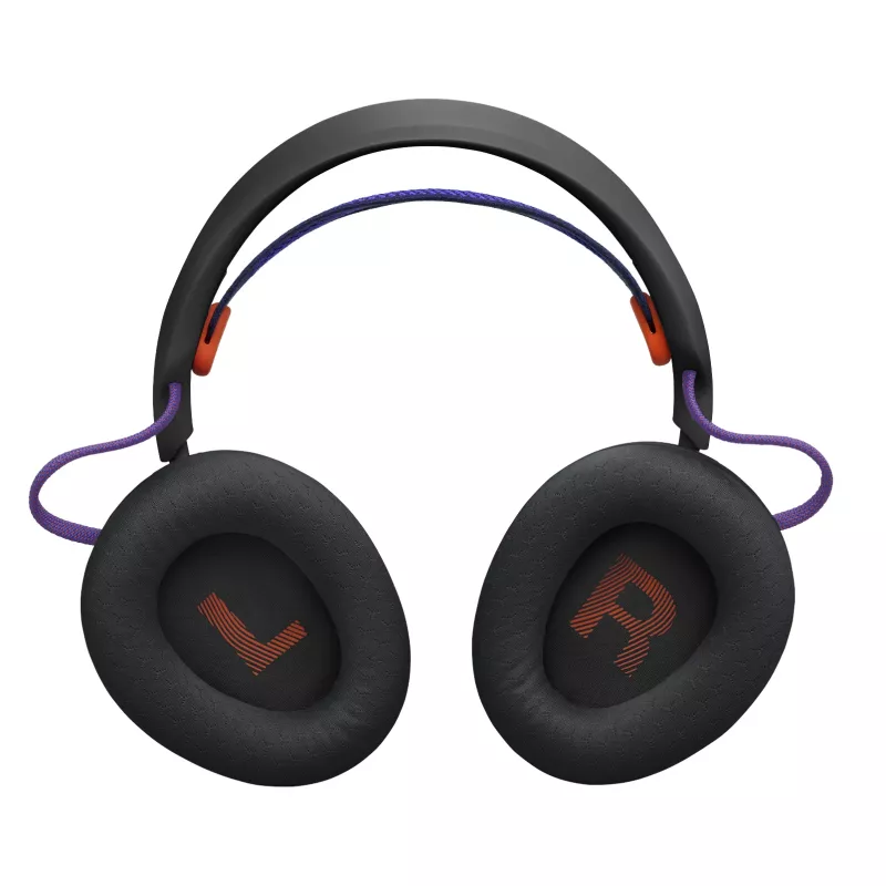Austiņas JBL Quantum 650 — bezvadu spēļu austiņas, Bluetooth, USB‑C, apkārtauss, melnas, 20–20 000 Hz, 331,5 g