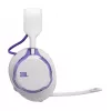 Austiņas JBL Quantum 650 — Bezvadu Bluetooth, USB-C, Apkārtauss, Galvas lente, Balts, 20–20000 Hz
