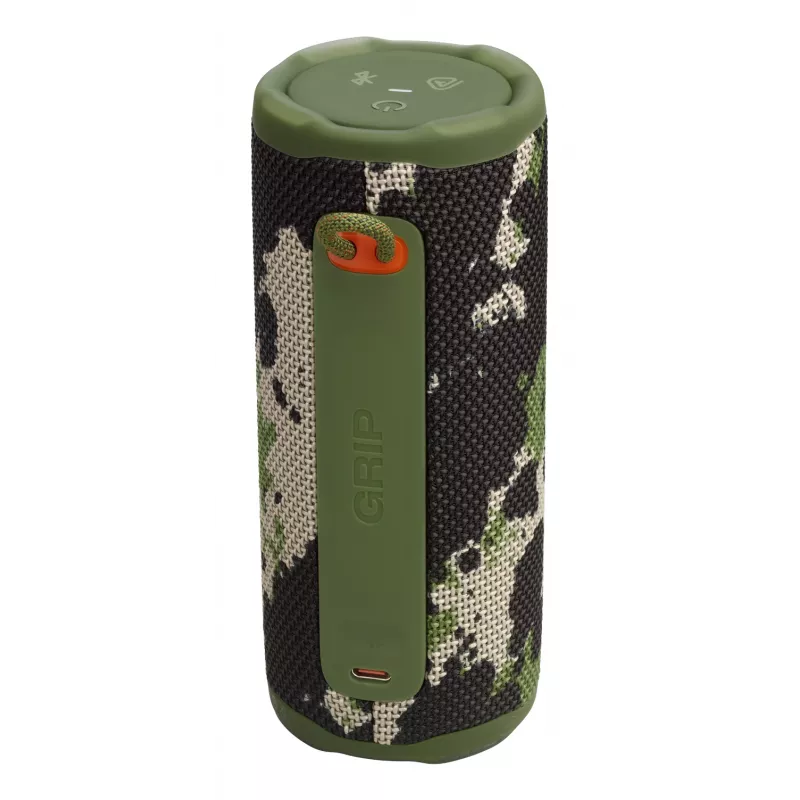 Mono pārnēsājamais skaļrunis JBL Grip Mono Camouflage — 16 W, Bluetooth, 70–20 000 Hz