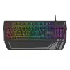 Spēļu tastatūra GENESIS Rhod 350 RGB — Pilnizmēra 104 taustiņu USB QWERTY spāņu, melna, RGB fona apgaismojums, plaukstu balsts
