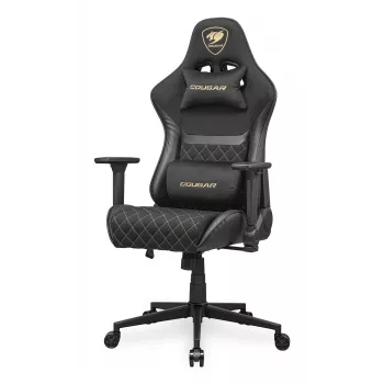 Universāla spēļu krēsla COUGAR Gaming Armor One V2 Gold F Upholstered polsterēts sēdeklis Melns Zelts