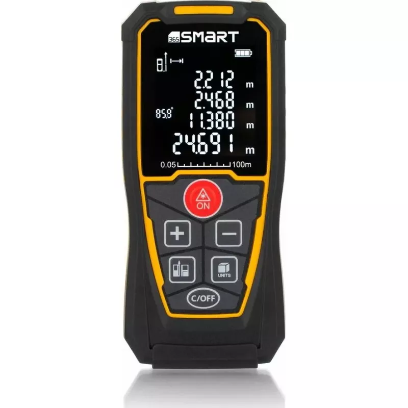 Lāzera attāluma mērītājs Smart 06-01100 by Smart, kompakts rokas mērinstruments