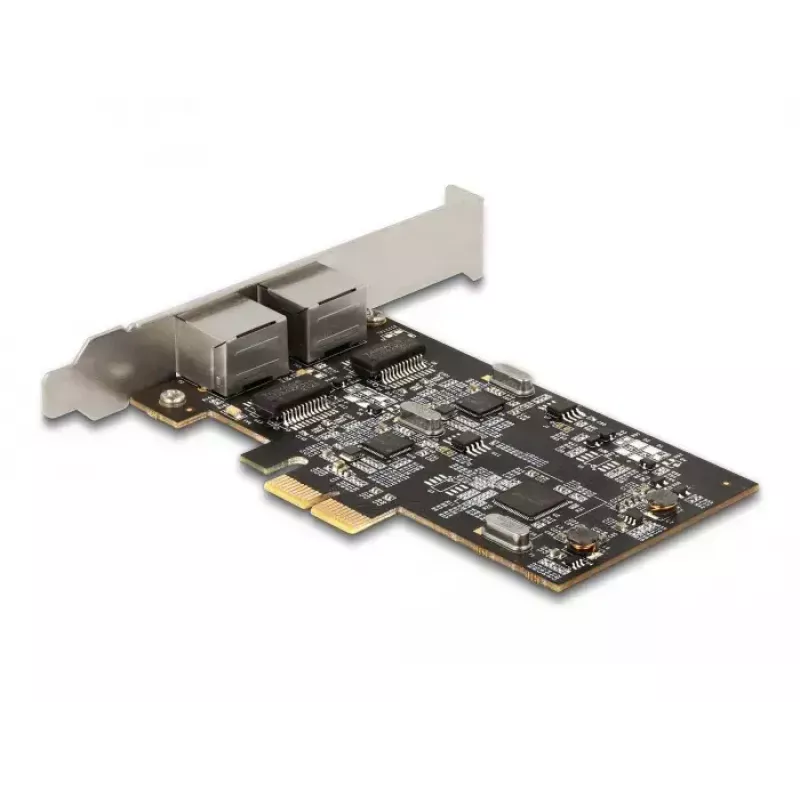 DeLOCK PCI Express x2 karte ar 2 x RJ45 2,5 Gigabit LAN i225