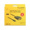 USB-C uz DVI adapteris DeLOCK 3m 85322