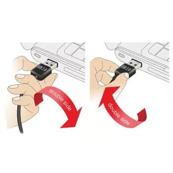USB kabelis DeLOCK 2m USB 2.0 A - micro-B, tēvišķais/tēv.