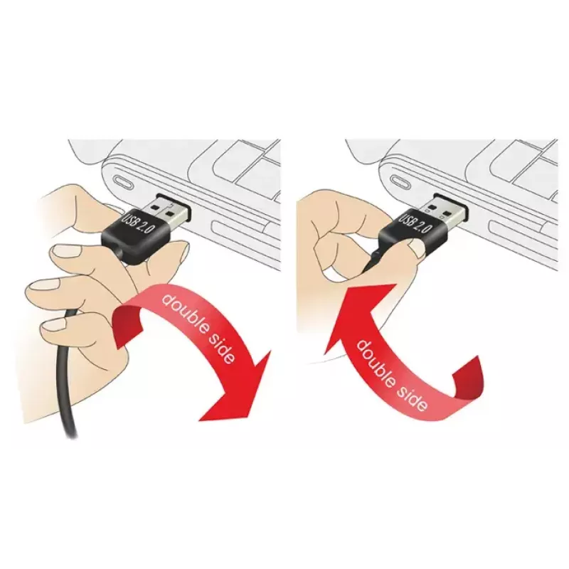 USB kabelis DeLOCK 2m USB 2.0 A - micro-B, tēvišķais/tēv.