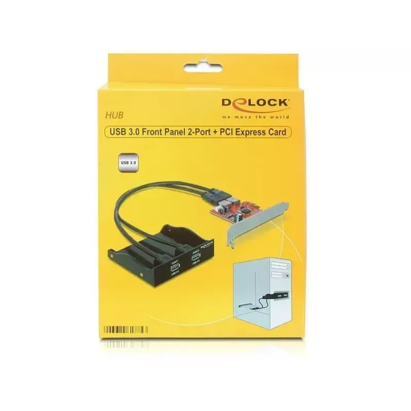 Saskarnes karte DeLOCK 61775 USB 3.2 Gen 1