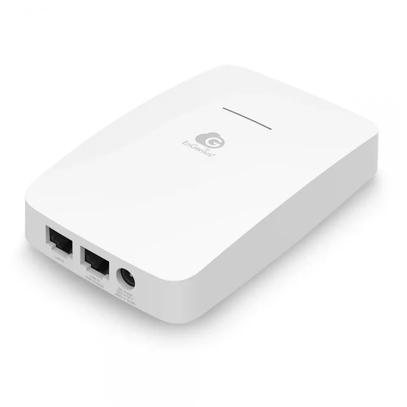 EnGenius Cloud pārvaldīts piekļuves punkts 11ax Wi-Fi6 400+867Mbps 2T2R GbE PoE.af 2x4 & 2x 5dBi iekštelpām
