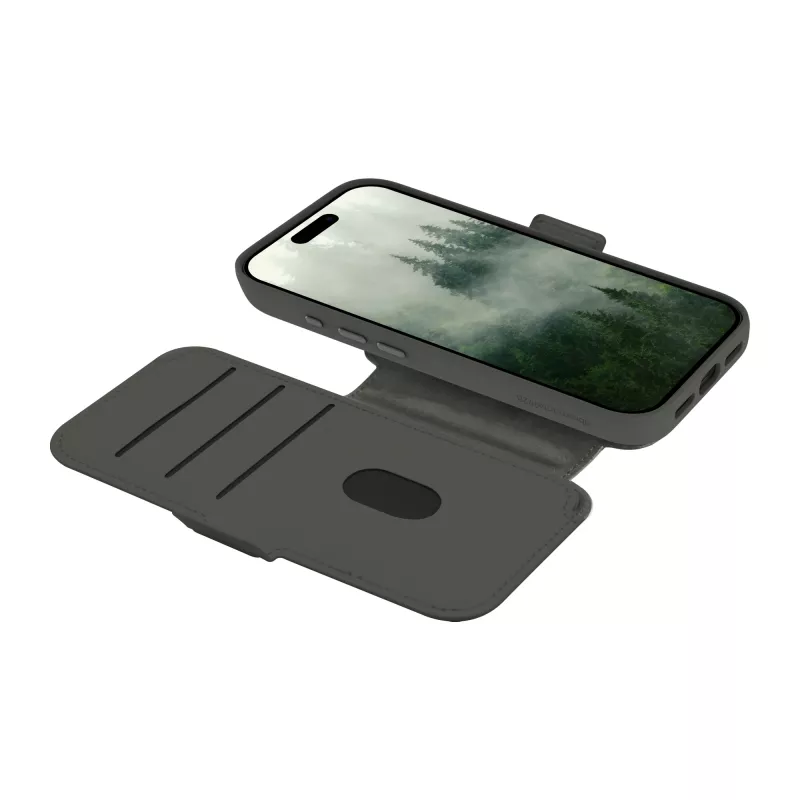dbramante1928 Lynge MS ICON mobilā tālruņa maciņš Folio Green