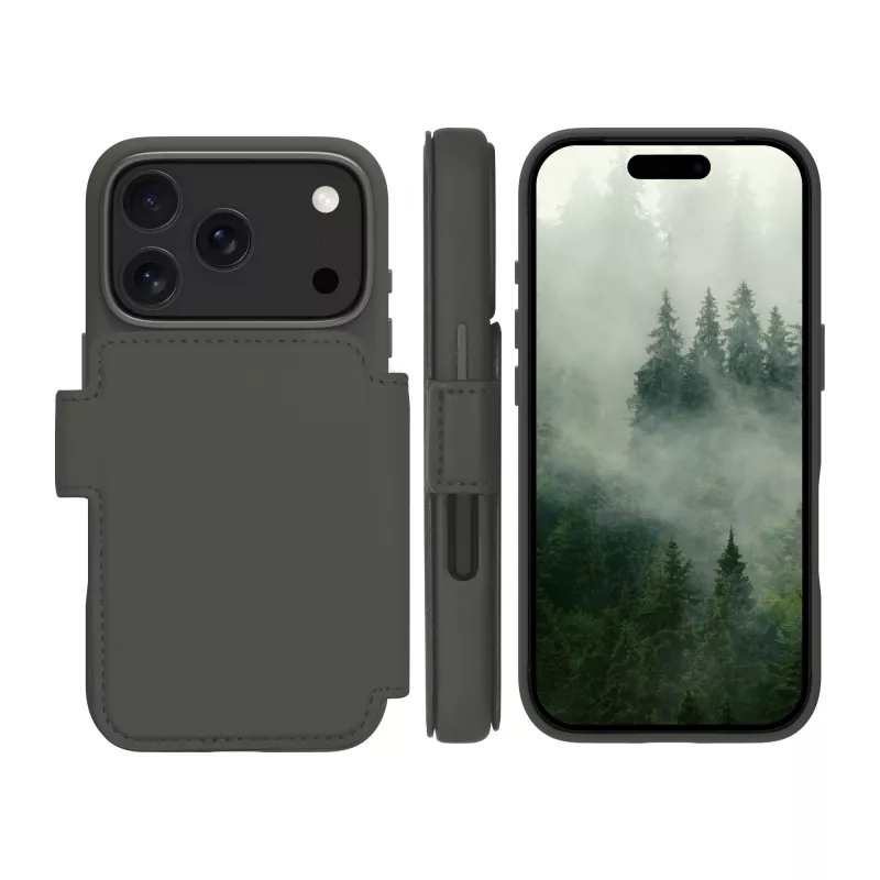 dbramante1928 Lynge MS ICON mobilā tālruņa maciņš Folio Green