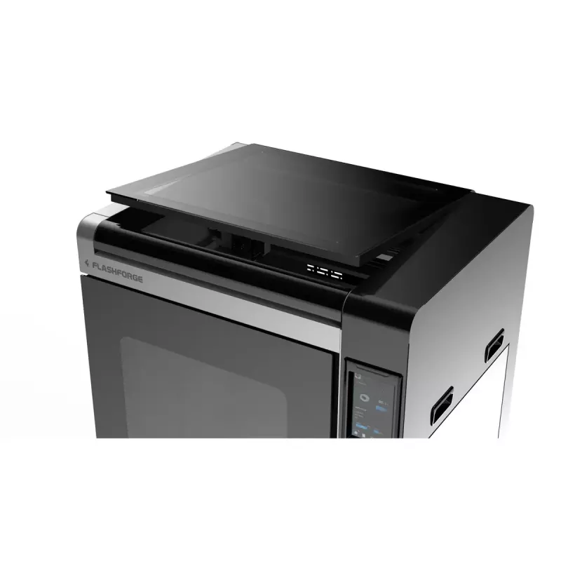 3D printeris Flashforge Creator 4A — būvēšanas tilpums 400×350×500 mm, 1,75 mm kvēldiegs, maks. gultnes temperatūra 120 °C, Wi‑Fi