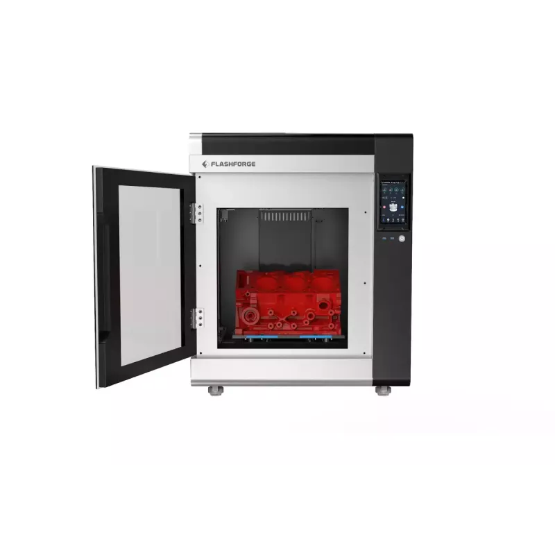 3D printeris Flashforge Creator 4A — būvēšanas tilpums 400×350×500 mm, 1,75 mm kvēldiegs, maks. gultnes temperatūra 120 °C, Wi‑Fi