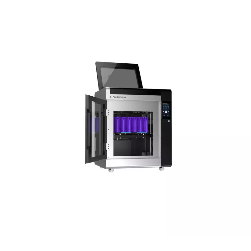 3D printeris Flashforge Creator 4A — būvēšanas tilpums 400×350×500 mm, 1,75 mm kvēldiegs, maks. gultnes temperatūra 120 °C, Wi‑Fi