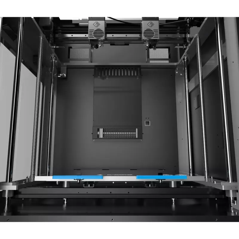 3D printeris Flashforge Creator 4A — būvēšanas tilpums 400×350×500 mm, 1,75 mm kvēldiegs, maks. gultnes temperatūra 120 °C, Wi‑Fi