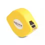DeLOCK ievelkamais RJ45 kabelis Cat.6A STP 1,5 m melns dzeltens