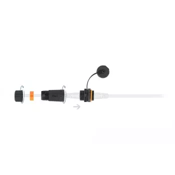 Vadu savienotājs RJ-45/RJ-45 DeLOCK 86700 melns oranžs