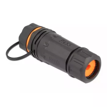 Vadu savienotājs RJ-45/RJ-45 DeLOCK 86700 melns oranžs