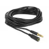 Audio kabelis DeLOCK 84669 5 m 3.5 mm melns