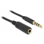 Audio kabelis DeLOCK 84669 5 m 3.5 mm melns