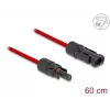 Kabelis DeLOCK DL4 Solar plakans kabelis vīr. uz siev. 60 cm sarkans 3,3 mm²