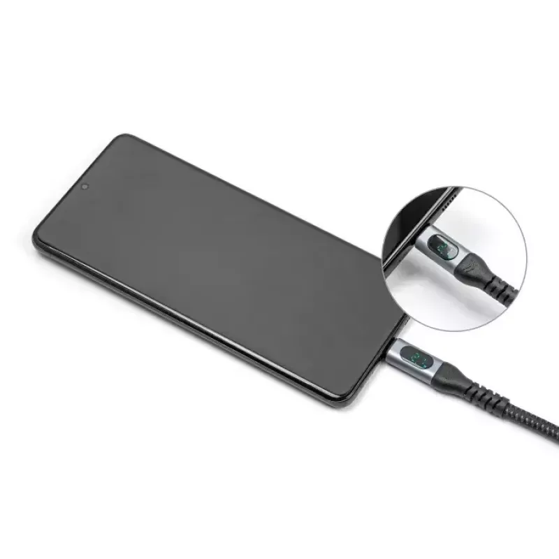 DeLOCK USB 40 Gbps datu un ātrās uzlādes koaksiālais kabelis 1 m USB PD 3.1 240 W