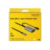 USB kabelis DeLOCK 85391 USB 3.2 Gen 1 5 m USB A USB C Melns Pelēks