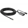 USB kabelis DeLOCK 85391 USB 3.2 Gen 1 5 m USB A USB C Melns Pelēks