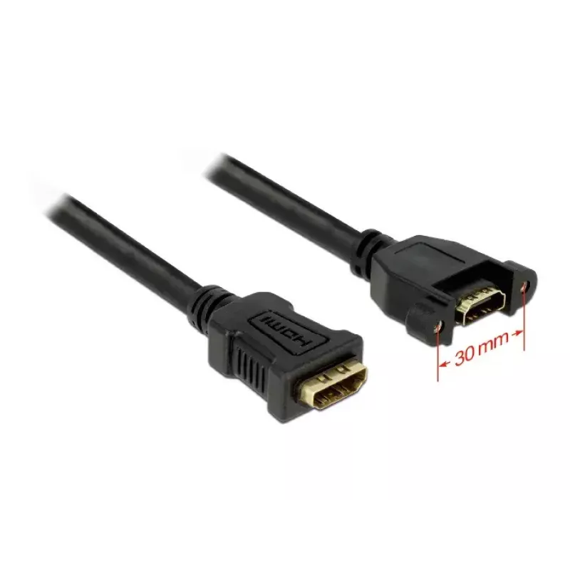 HDMI kabelis DeLOCK 0.25m 2xHDMI