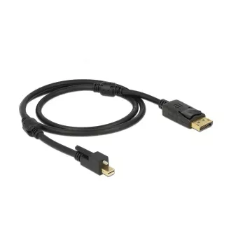 DisplayPort kabelis DeLOCK 83721 Mini DisplayPort 1m Melns