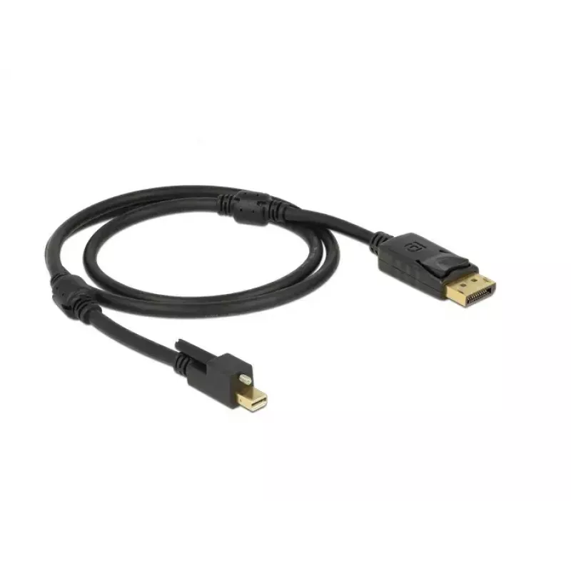 DisplayPort kabelis DeLOCK 83721 Mini DisplayPort 1m Melns