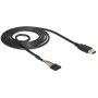 USB kabelis DeLOCK 1,8m USB2.0-A/TTL 6-p Melns