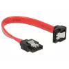 SATA kabelis DeLOCK 83976 0,1 m 7-pin melns sarkans