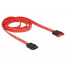SATA kabelis DeLOCK 83956 1 m SATA 7-pin melns/sarkans
