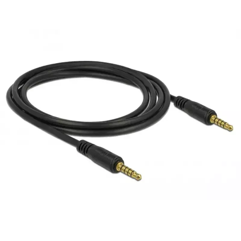 Audio kabelis DeLOCK 85697 2 m 3.5 mm melns