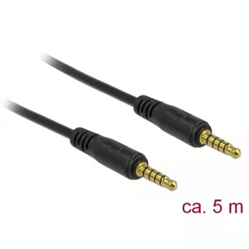 Audio kabelis DeLOCK 85699 5 m 3,5 mm melns