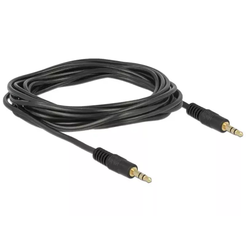 Audio kabelis DeLOCK 3m 3.5mm M/M Melns