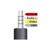 Audio kabelis DeLOCK 84724 1.5m 3.5mm 3 x RCA Melns