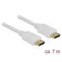 DisplayPort kabelis DeLOCK 84861 7 m Balts